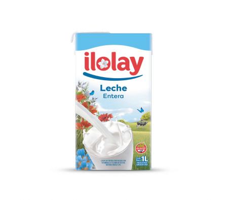 Leche entera Ilolay 1 L