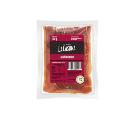 Jamon Crudo La Casona Feteado  100 g