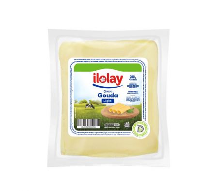 Queso Gouda Light Ilolay Feteado 200 g
