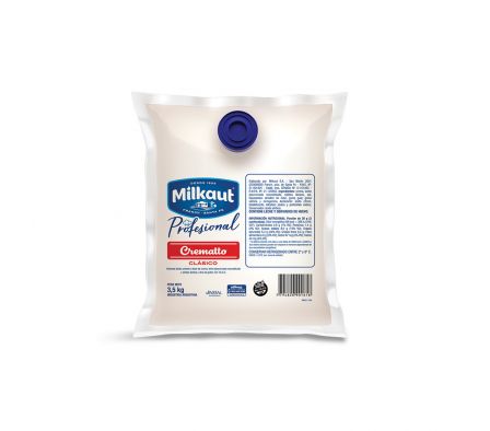 Queso Crematto pouch Milkaut Profesional 3,5 Kg